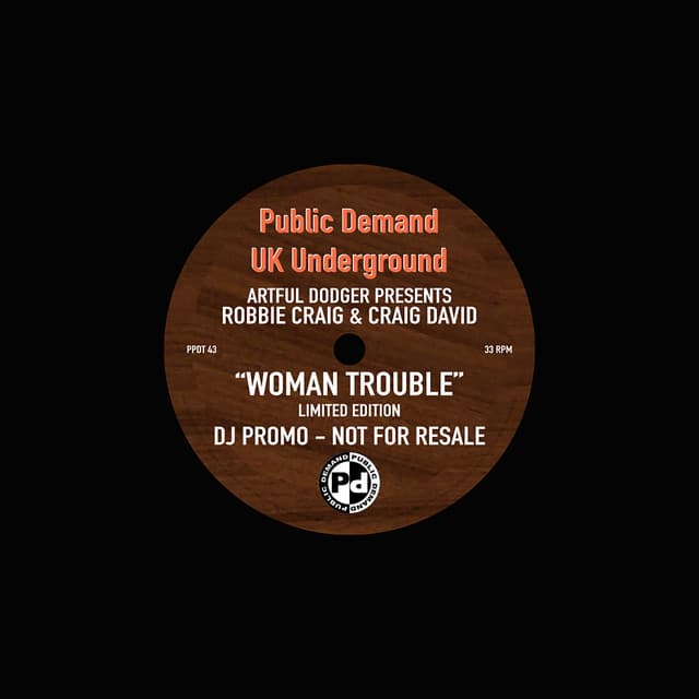 Artful Dodger, Robbie Craig, Craig David - Woman Trouble - Original